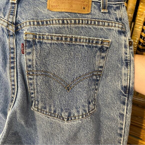 Levi's womens relax fit taper leg Jeans vintage 550 1992 100% denim cotton 12 - Picture 10 of 10